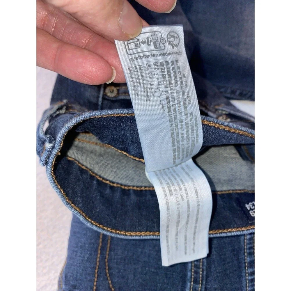 Hollister Slim Straight Jeans Epic Flex Dark Wash 29x34
